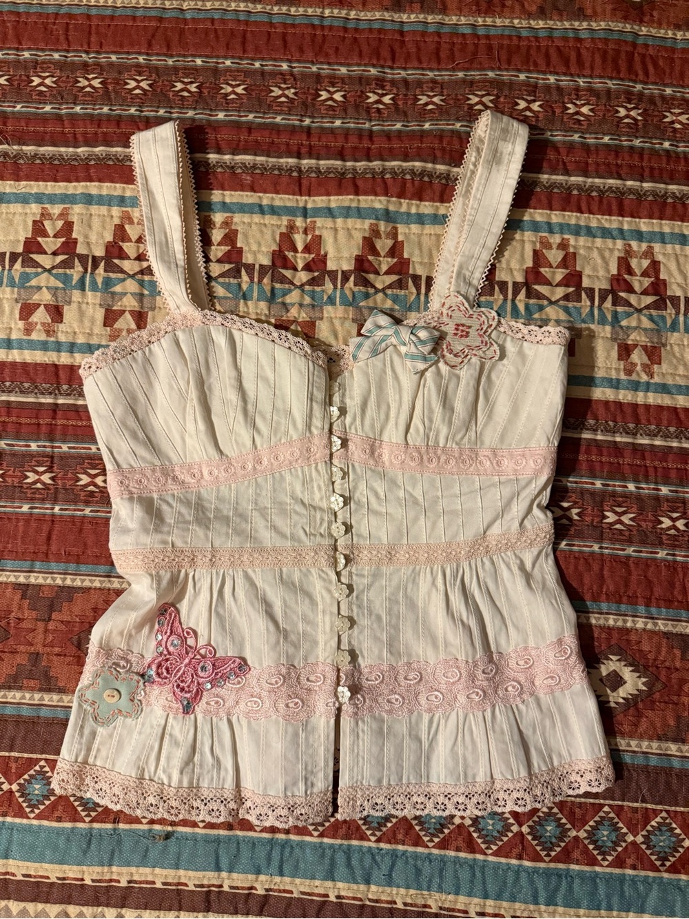 Nanette Lepore vintage Y2K tank size 2